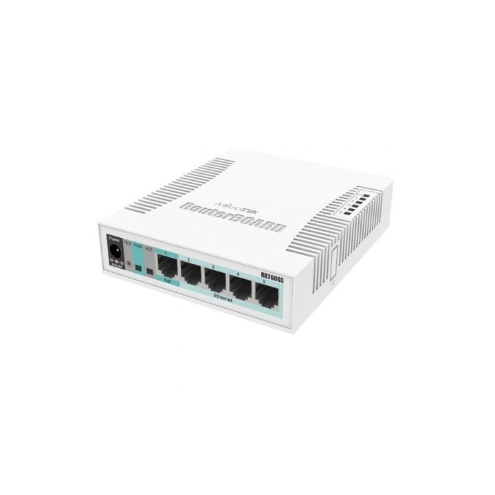 Mikrotik RB260GS Switch 5xGbE 1xSFP Plastic