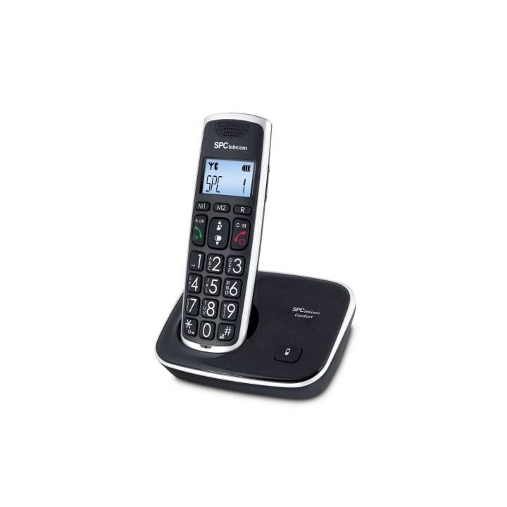 SPC 7608N Telefono DECT CONFORT KAISER Negro