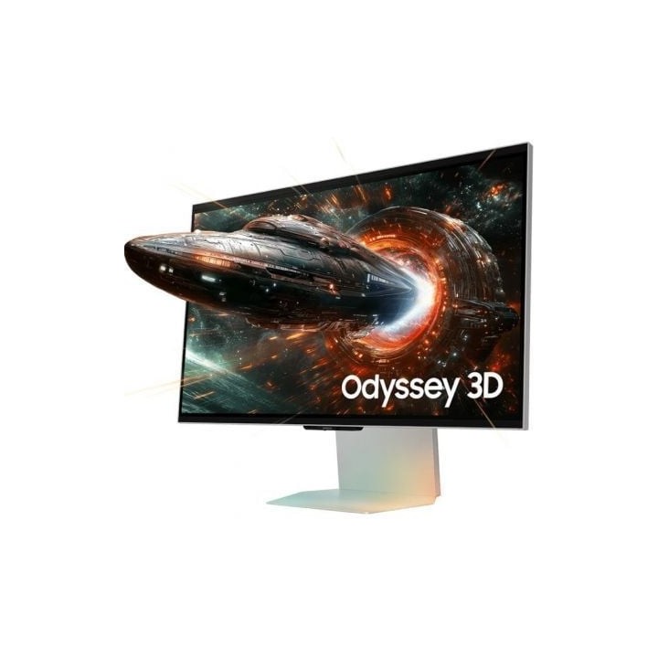 Monitor Gaming Samsung Odyssey 3D G90XF S27FG900XU 27"/ 4K/ 1ms/ 165Hz/ 3D/ Multimedia/ Regulable en altura/ Plata