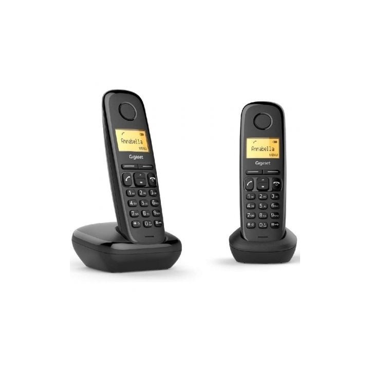 Gigaset A270 Inalámbrico DECT Duo Negro