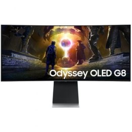 Smart Monitor Gaming Ultrapanorámico Curvo Samsung G8 Odyssey OLED S34DG850SU 34"/ WQHD/ 0.03ms/ 175Hz/ Multimedia/ Regulable en