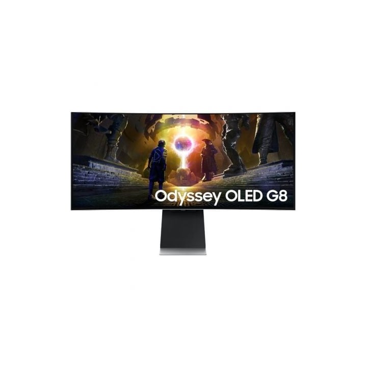 Smart Monitor Gaming Ultrapanorámico Curvo Samsung G8 Odyssey OLED S34DG850SU 34"/ WQHD/ 0.03ms/ 175Hz/ Multimedia/ Regulable en