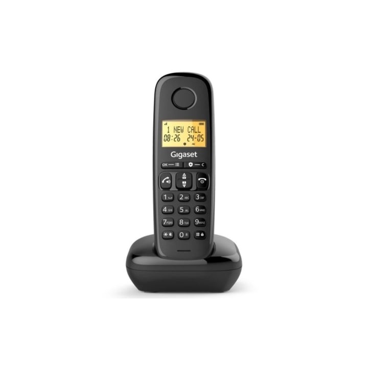 Teléfono Inalámbrico Gigaset Basic 100/ Negro