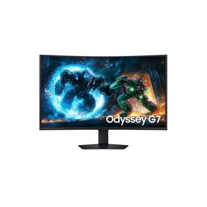 Monitor Gaming Curvo Samsung Odyssey G7 G75F 37"/ 4K/ 1ms/ 165Hz/ VA/ Regulable en altura/ Negro