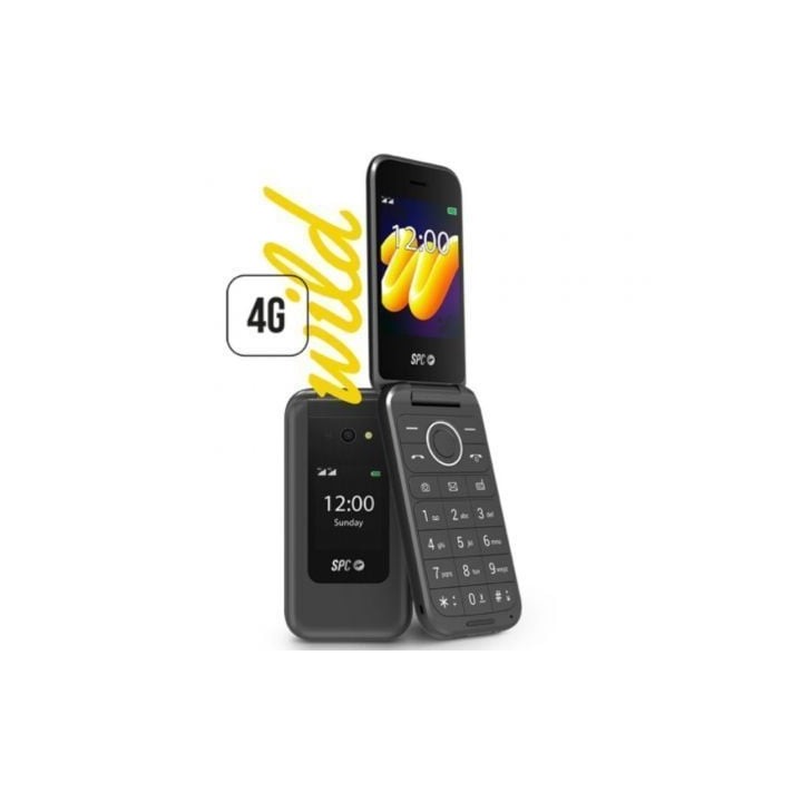SPC 2336N Wild 4G Telefono Movil 2.8" BT FM Negro
