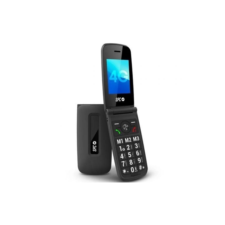 SPC 2342N Titan 4G Movil Senior 2.4" S.HELP Negro