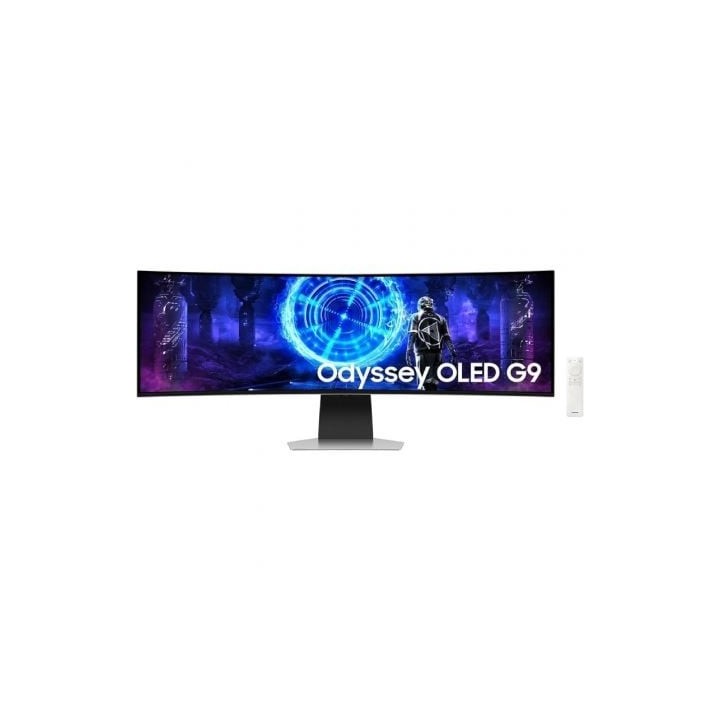 Monitor Gaming Ultrapanorámico Curvo Samsung Odyssey OLED G9 S49DG954SU 49"/ Dual QHD/ 0.03ms/ 240Hz/ OLED/ Multimedia/ Regulab