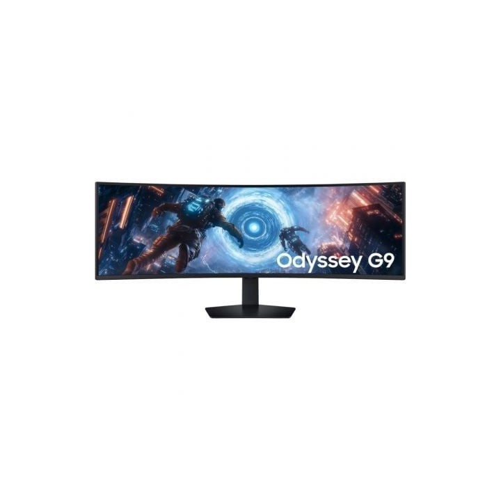 Monitor Gaming Ultrapanorámico Curvo Samsung Odyssey G9 G91F S49FG910EU 49"/ Dual QHD/ 1ms/ 144Hz/ Regulable en altura/ Negro