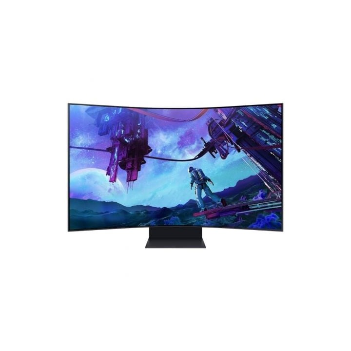 Monitor Gaming Curvo Samsung Odyssey Ark S55CG970NU 55"/ 4K/ 1ms/ 165Hz/ VA/ Regulable en altura/ Smart TV/ Multimedia/ Negro