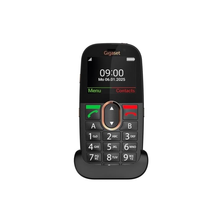 Gigaset Móvil Senior GL695 4G 2.31" Negro + Base
