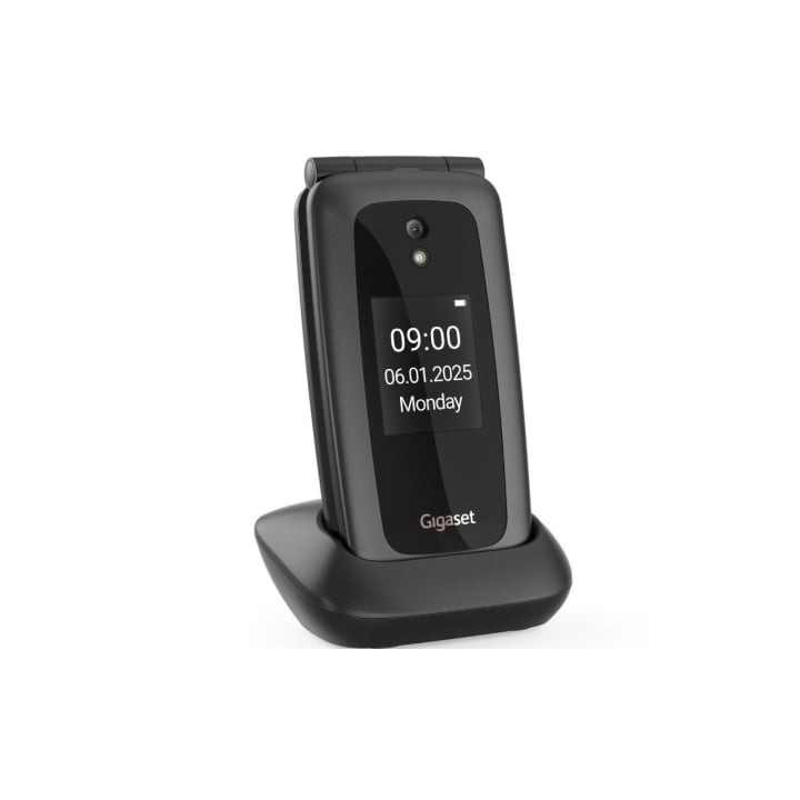 Gigaset Móvil Senior GL795 4G 2.31" Negro + Base