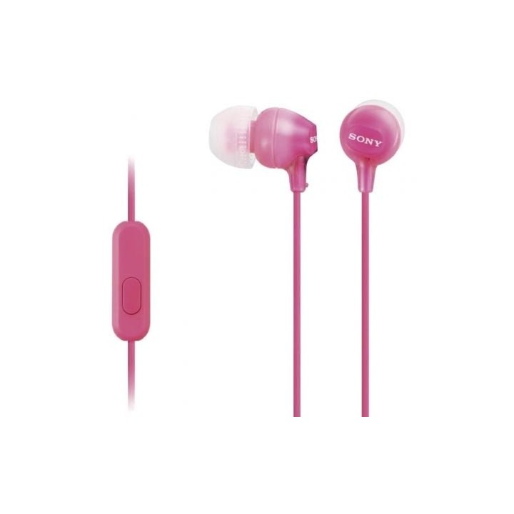 Auriculares Intrauditivos Sony MDR-EX15APPI/ con Micrófono/ Jack 3.5/ Rosas