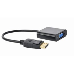 Gembird Cable adaptador DisplayPort a VGA, negro
