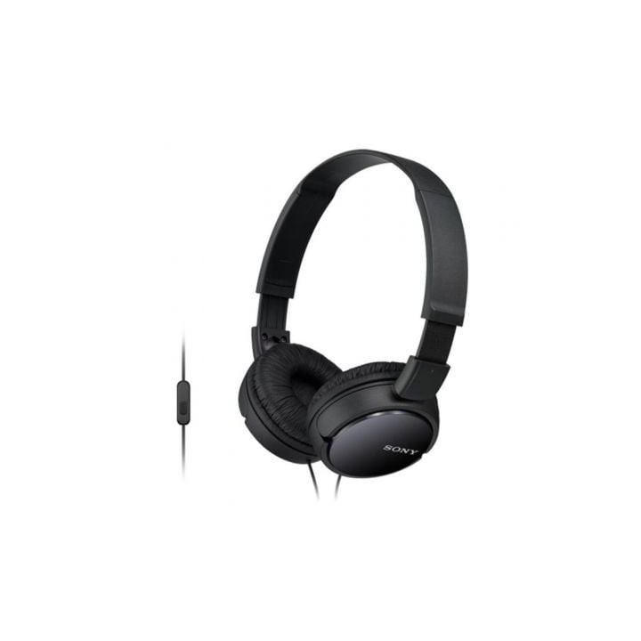 Auriculares Sony MDRZX110APB/ con Micrófono/ Jack 3.5/ Negros