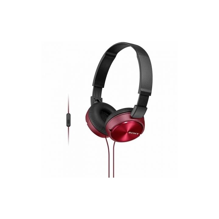 Auriculares Sony MDRZX310APR/ con Micrófono/ Jack 3.5/ Rojos