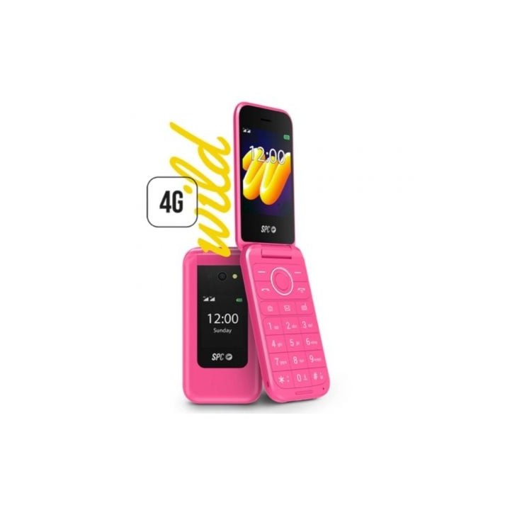 Teléfono Móvil SPC WILD para Personas Mayores/ 4G/ Rosa