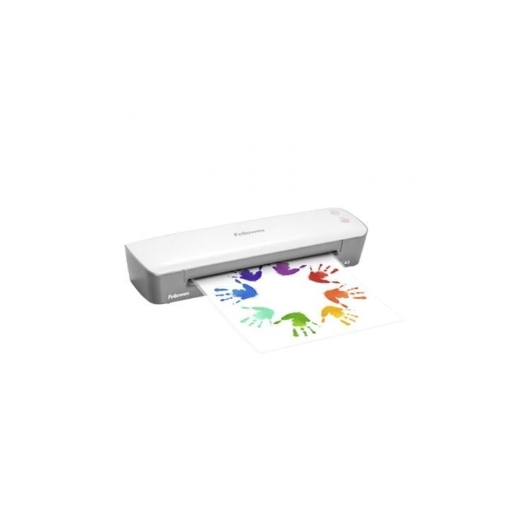 Plastificadora Fellowes Ion A3/ hasta A3 y 125 Micras/ Blanca y Gris