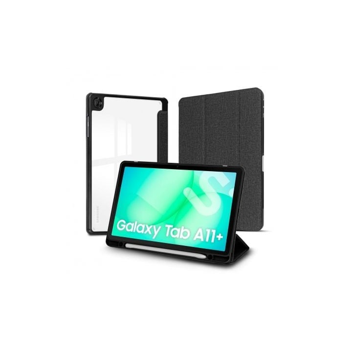 Funda Subblim Clear Shock Case para Samsung A11+/ Negra