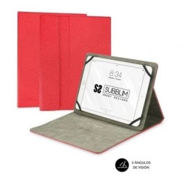 Funda Subblim Clever Stand para Tablets de 9.6"-11"/ Roja