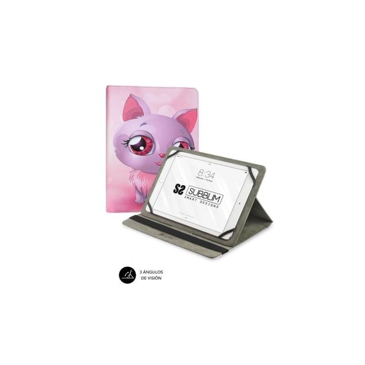 Funda Subblim Trendy Cat para Tablets de 10.1"-11"