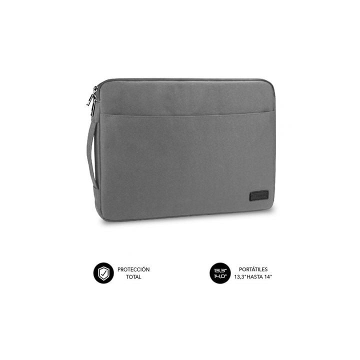 Funda Subblim Urban Laptop Sleeve para Portátiles hasta 14"/ Gris