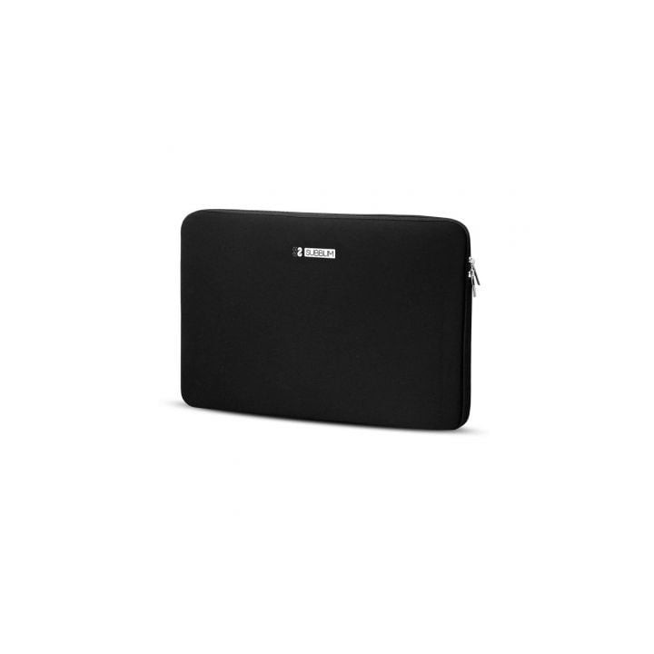 Funda Subblim Business Laptop Sleeve Neoprene V2 para Portátiles hasta 15.6"/ Negra
