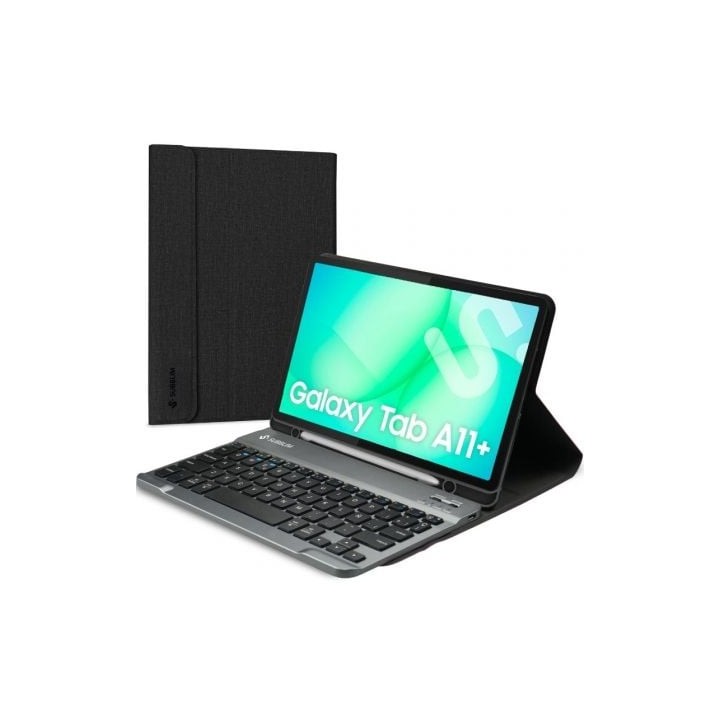Funda con Teclado Subblim KeyTab Pro BT para Tablets Samsung Galaxy A11+/ Negra