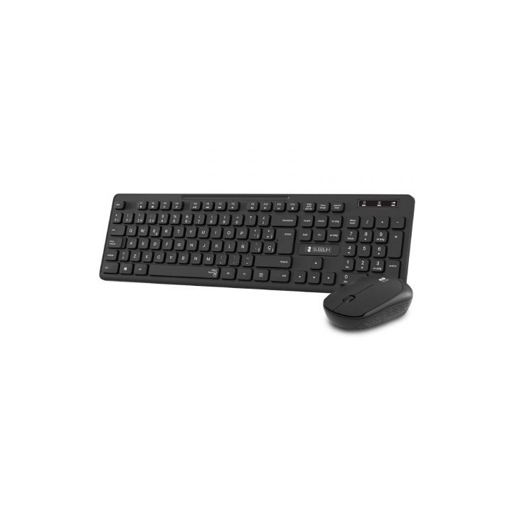 Teclado y Ratón Inalámbrico Subblim Combo Business Slim CSSW10