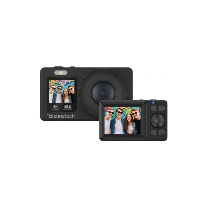 Cámara Digital Sunstech DCAM4825/ 48MP/ Zoom Óptico 18x/ Negra
