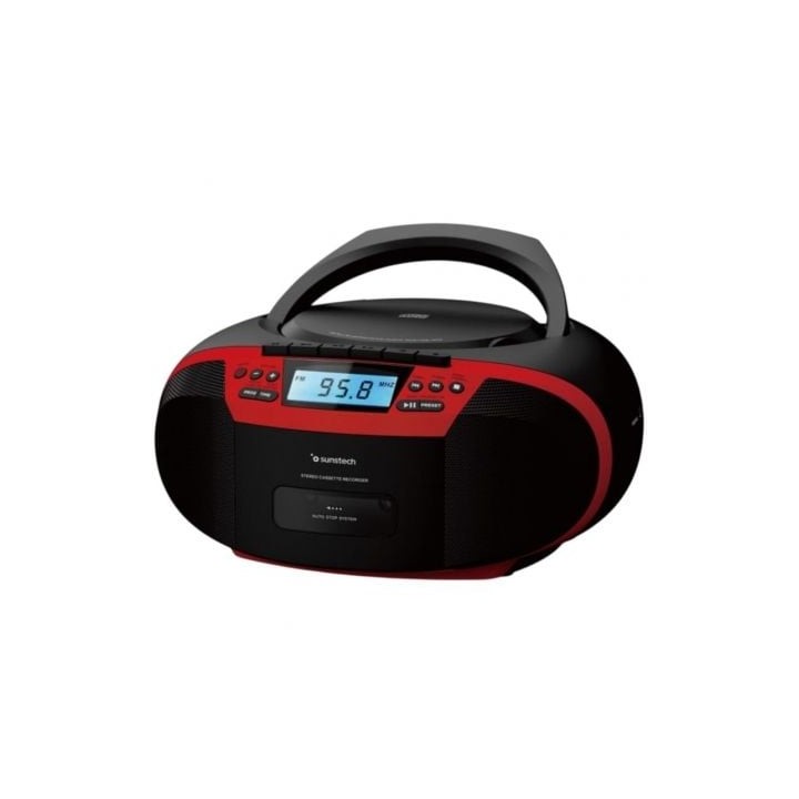 Radio CD Sunstech CXUM54BTRD/ Rojo