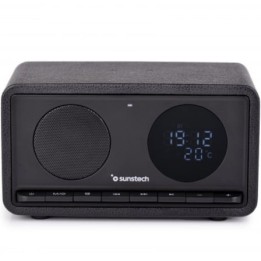 Radio Portátil Sunstech RPBT460/ Negra