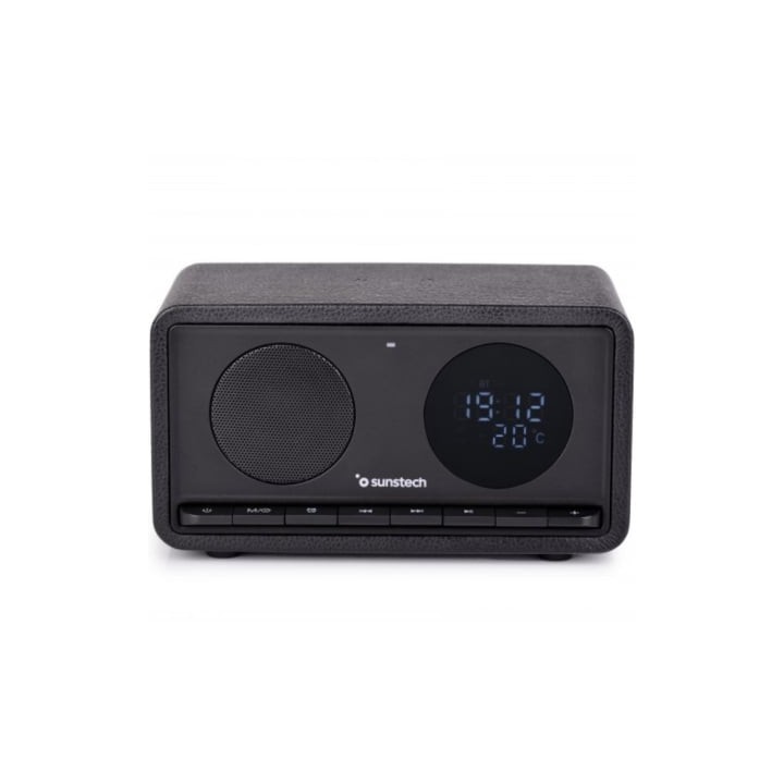 Radio Portátil Sunstech RPBT460/ Negra
