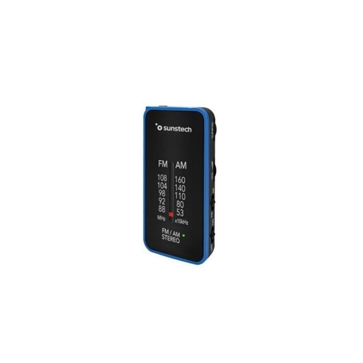 Radio Portátil Sunstech RPC6BL/ a Pilas/ Azul