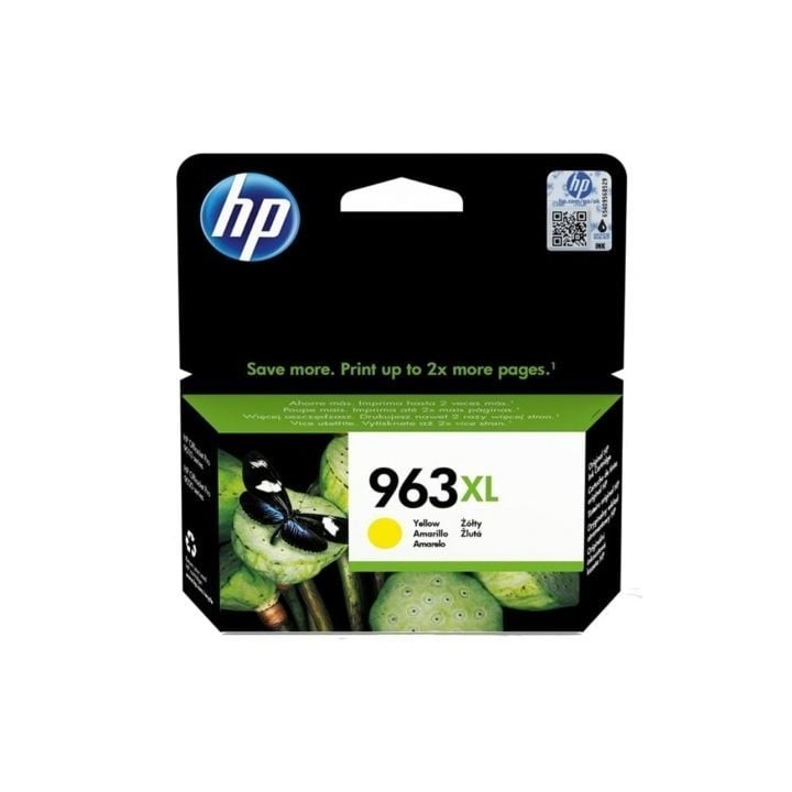 Cartucho de Tinta Original HP nº963 XL Alta Capacidad/ Amarillo