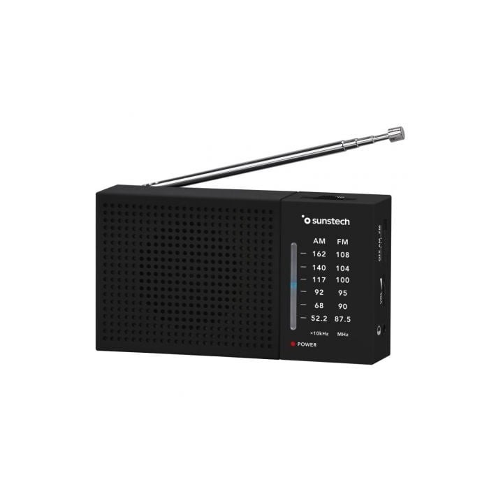 Radio Portátil Sunstech RPS412/ Negra