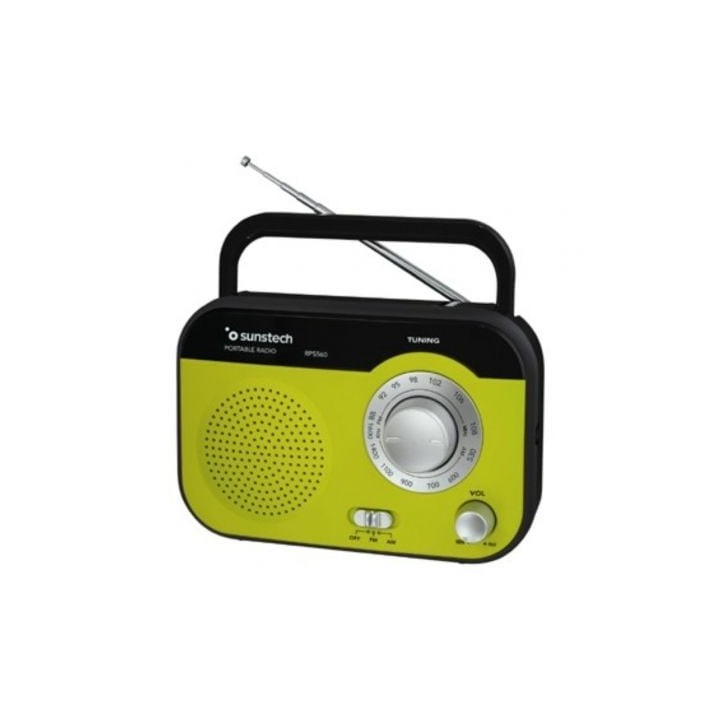 Radio Portátil Sunstech RPS560/ Verde
