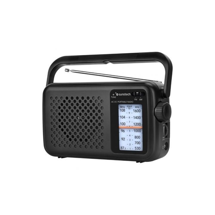 Radio Portátil Sunstech RPS760/ Negra
