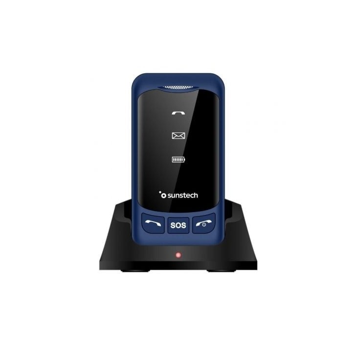Teléfono Móvil Sunstech CELT25BL para Personas Mayores/ Azul