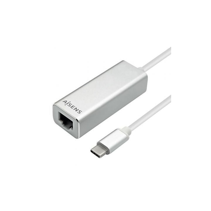Adaptador USB Tipo-C - RJ45 Aisens A109-0341/ 1000Mbps