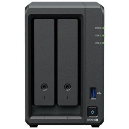 NAS Synology Diskstation DS725+/ 2 Bahías 3.5"- 2.5"/ 8GB DDR4/ Formato Torre