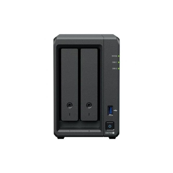 NAS Synology Diskstation DS725+/ 2 Bahías 3.5"- 2.5"/ 8GB DDR4/ Formato Torre
