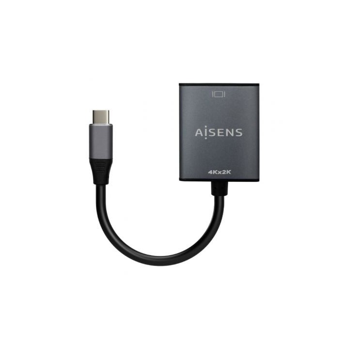 Conversor HDMI 4K 30Hz Aisens A109-0685/ HDMI Hembra - USB Tipo-C Macho/ 15cm/ Gris