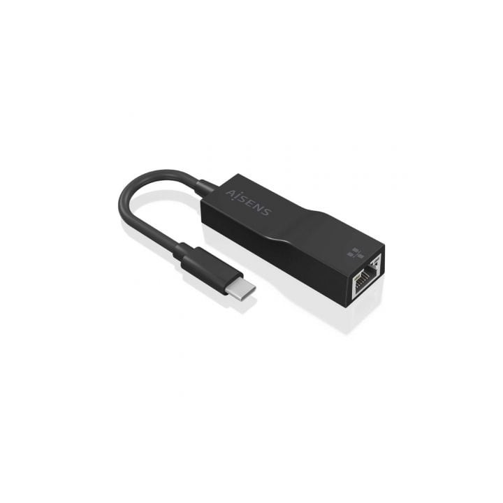 Adaptador USB Tipo-C - RJ45 Aisens A109-0765/ 1000Mbps