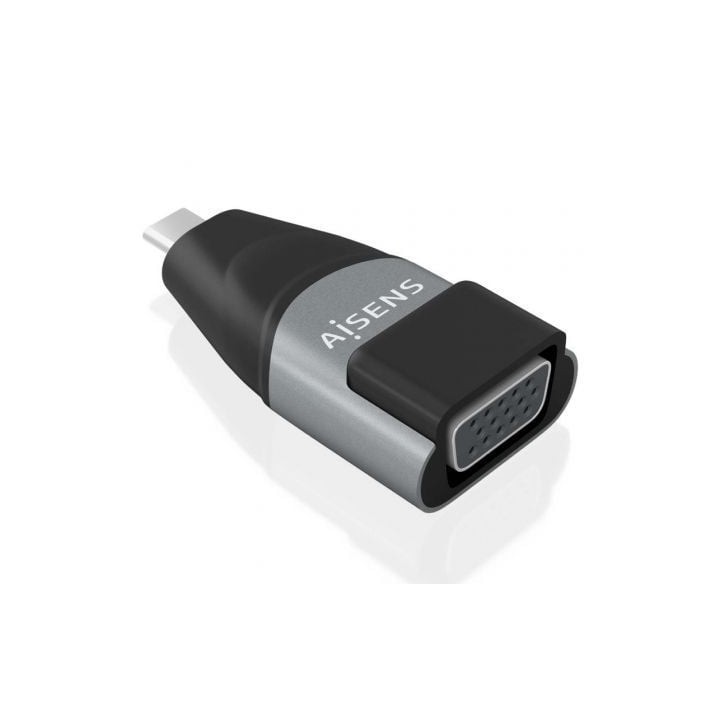 Adaptador USB Tipo-C Aisens A109-0863/ USB Tipo-C Macho/ VGA Hembra