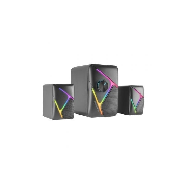 Altavoces Mars Gaming MS-H21/ 35W/ 2.1/ Negros