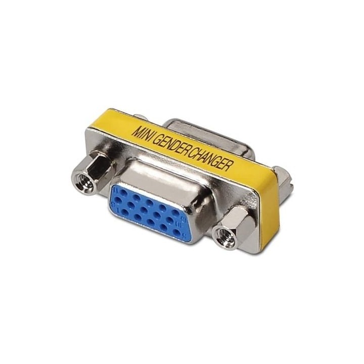 Adaptador Aisens A114-0082/ VGA Hembra - VGA Hembra