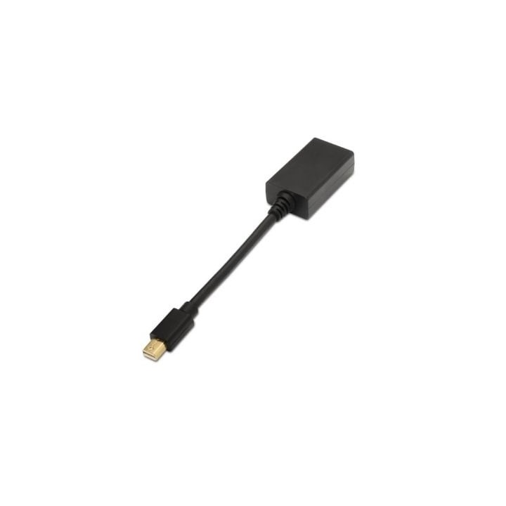 Conversor Aisens A125-0137/ Mini DisplayPort Macho - HDMI Hembra/ 15cm/ Negro