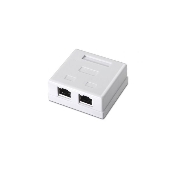 Roseta de Superficie Aisens A139-0304/ Cat.6/ 2 Tomas