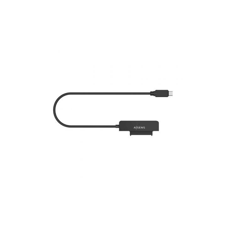 Adaptador para Discos Duros 2.5" Aisens ASE-25C04B/ USB Tipo-C 3.1 Macho - SATA