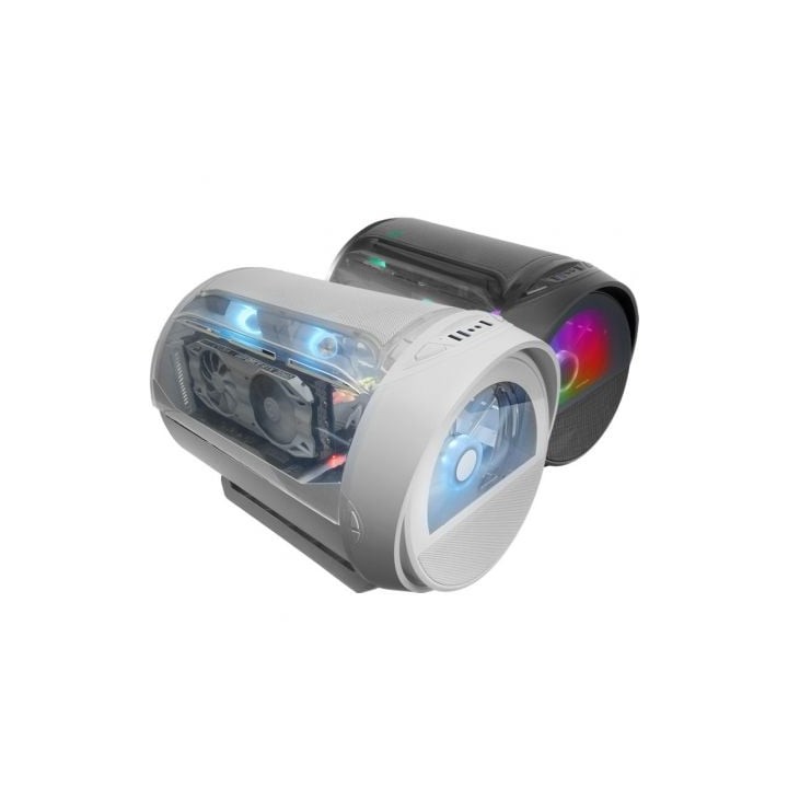 Caja Gaming Minitorre Mars Gaming MC-CYLON/ Blanca